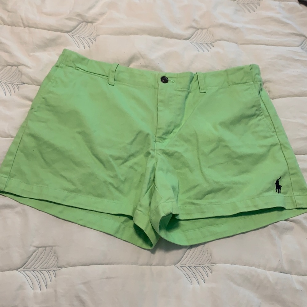 Light green polo Ralph Lauren sport Shorts